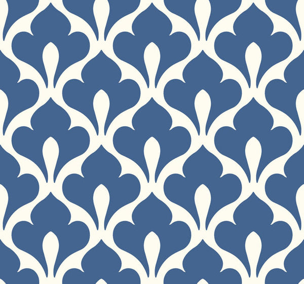Prussian Blue and White