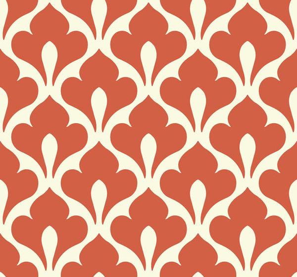 Portland Orange and Off-White