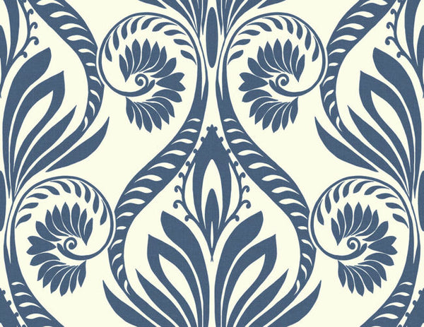 Navy Blue and White