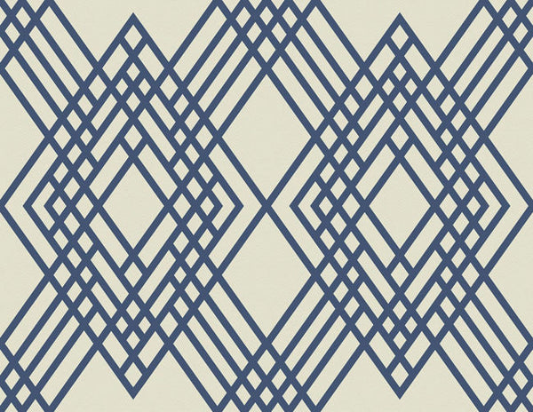 Prussia Blue and Off-White