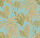 Turquoise, Green, and White