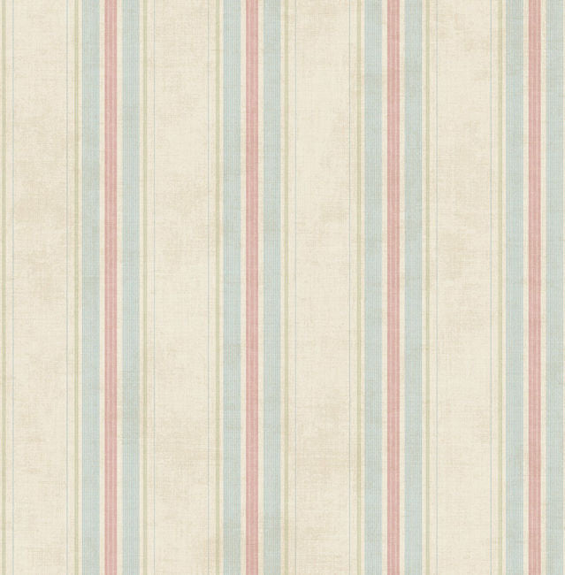 Stripe in Champagne Shimmer and Baby Pink
