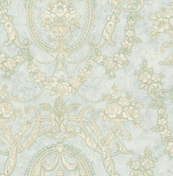 Gold Shimmer and Sky Blue