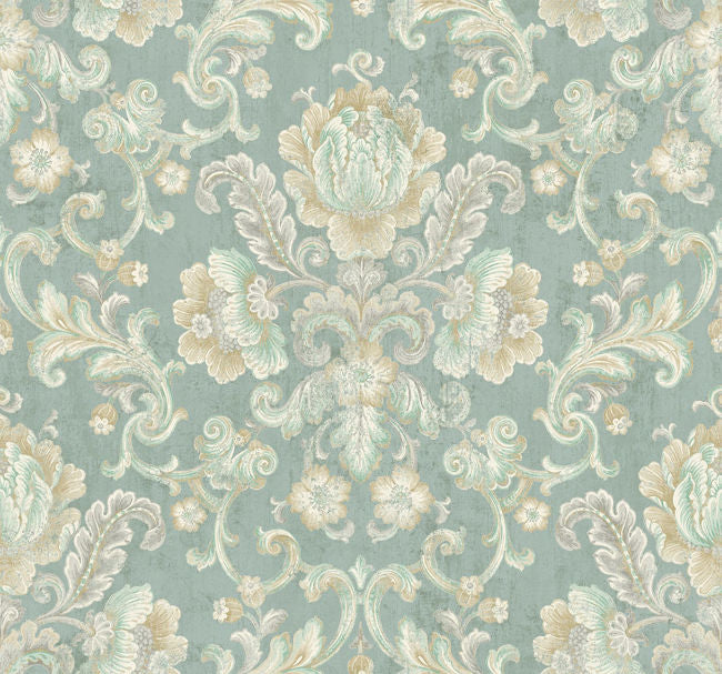 gold-and-sea-green_floral-cameo