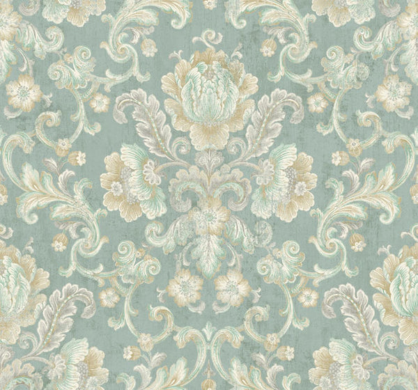 Gold and Sea Green
