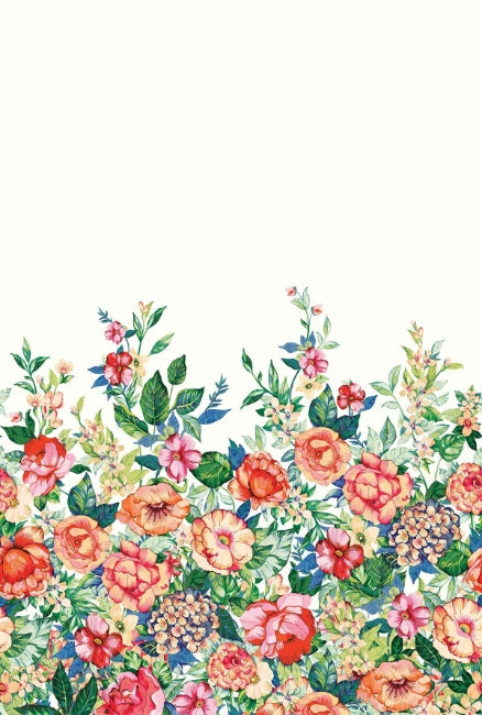 Winterbourne Mural in Red Rose