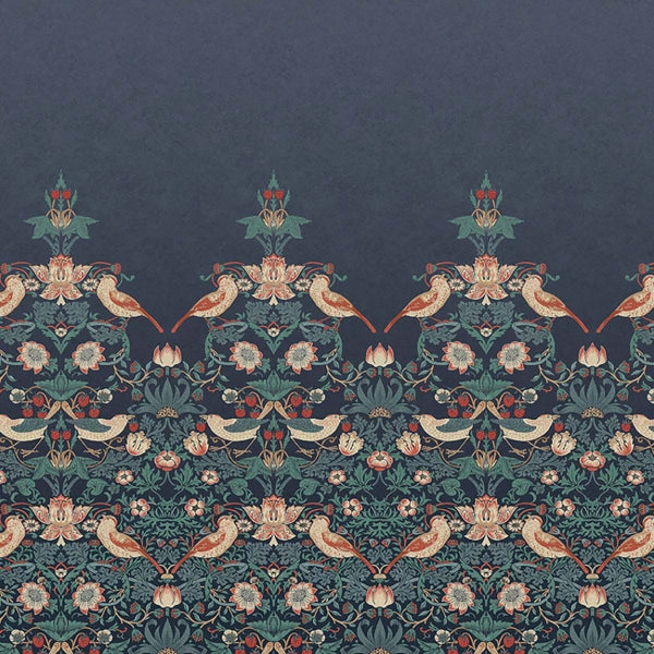 navy_william-morris-strawberry-thief-mural