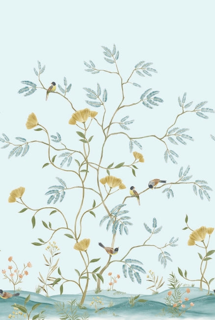 Mokusei Branch Mural in Sky