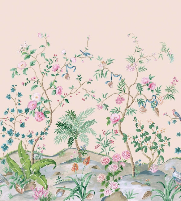 Botanica Mural in Blush