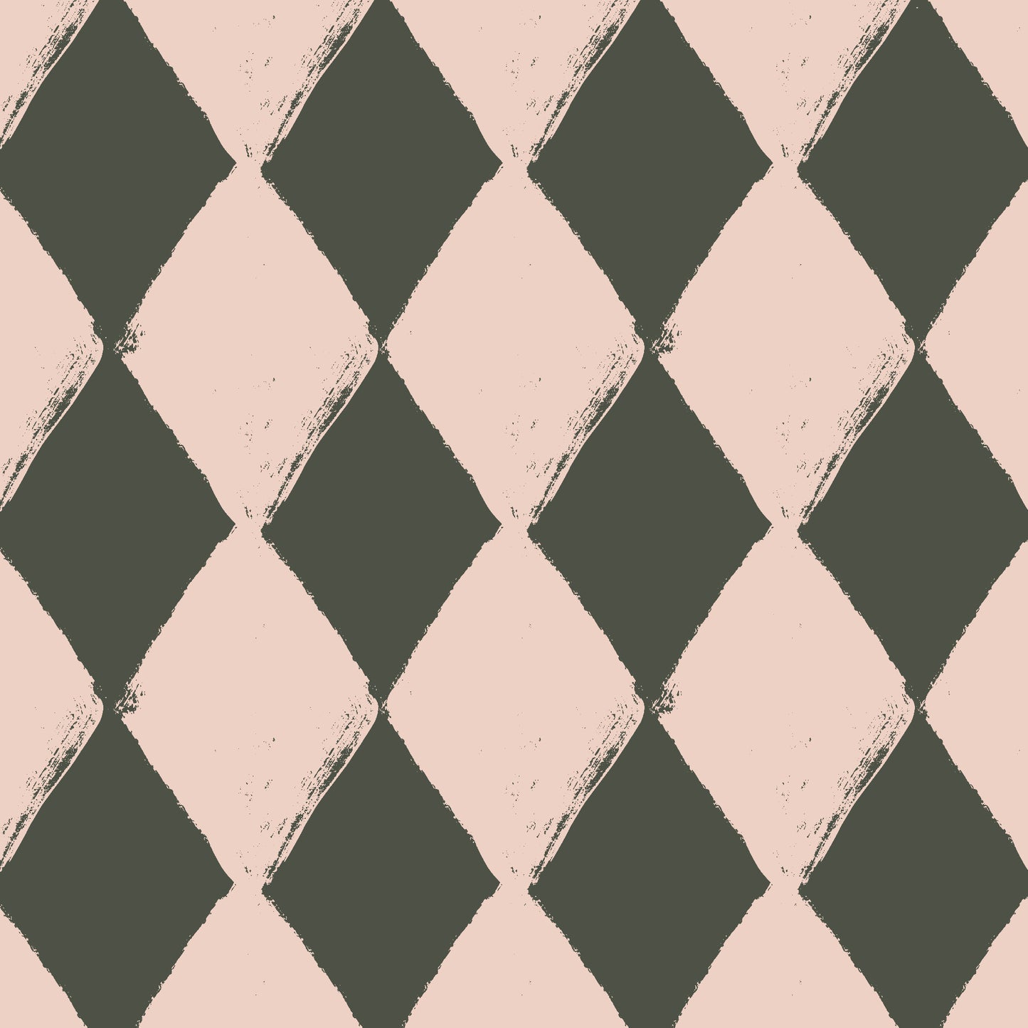 blush_Angular Allure wallpaper in Blush colorway