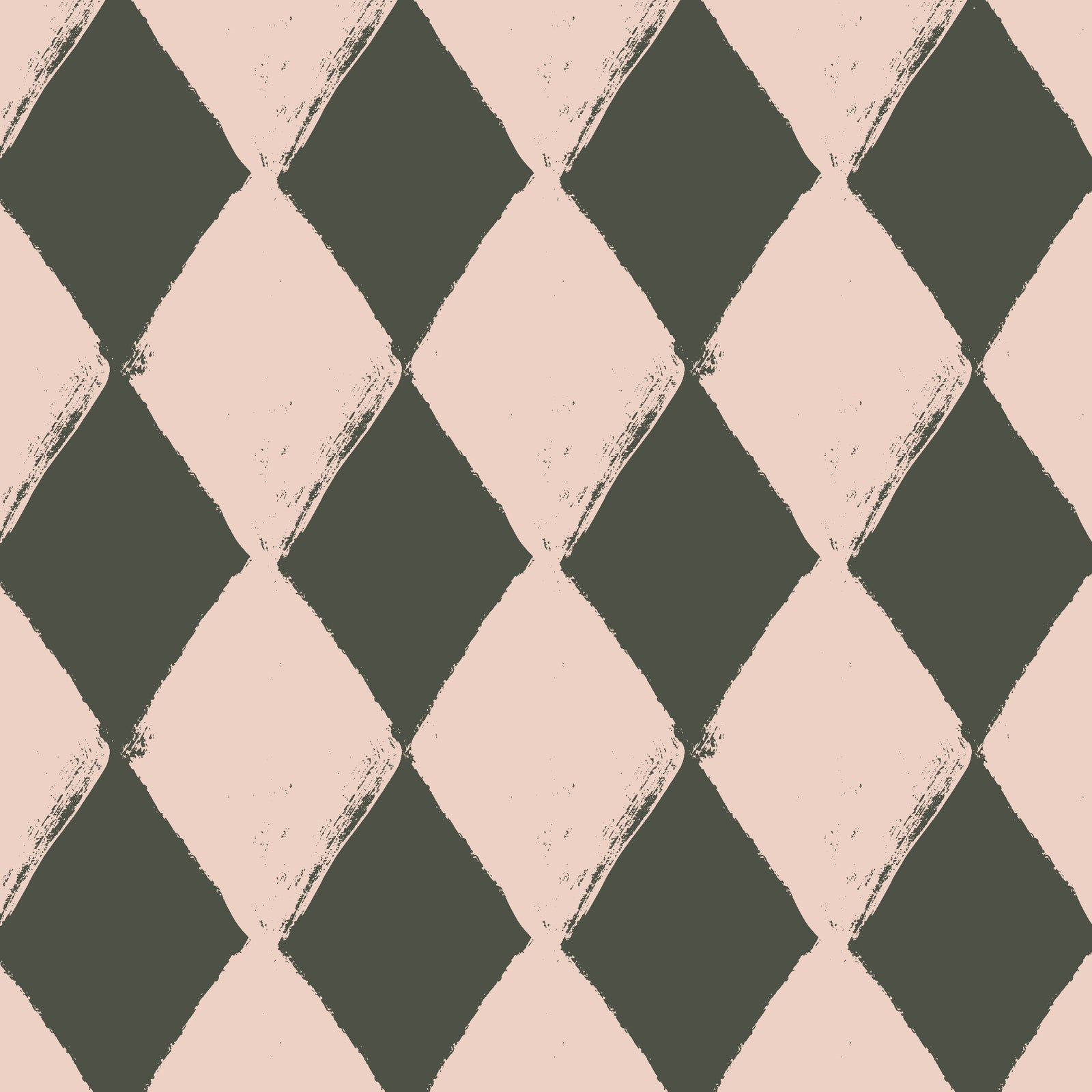 blush_Angular Allure wallpaper in Blush colorway