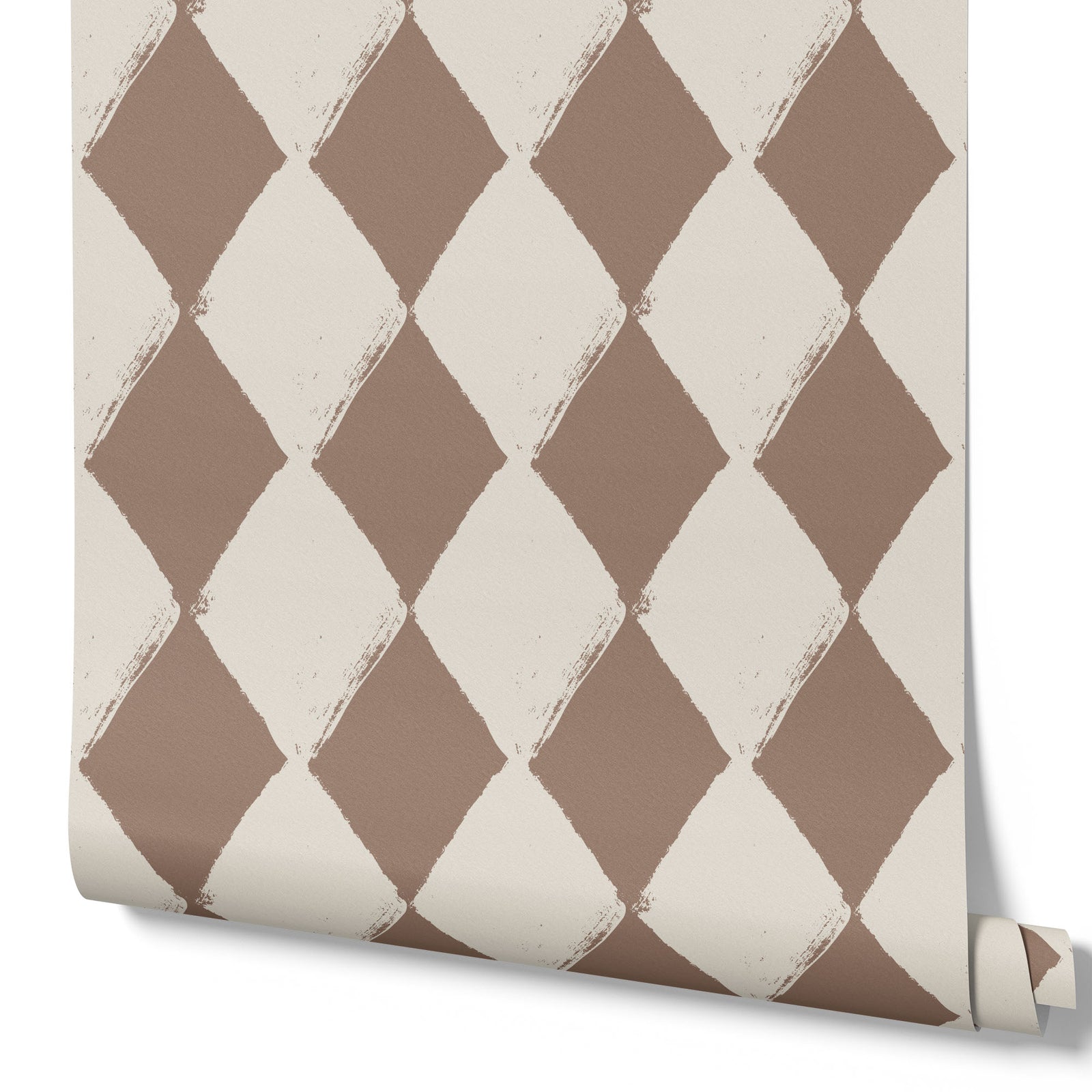 mocha_Angular Allure wallpaper in Mocha colorway