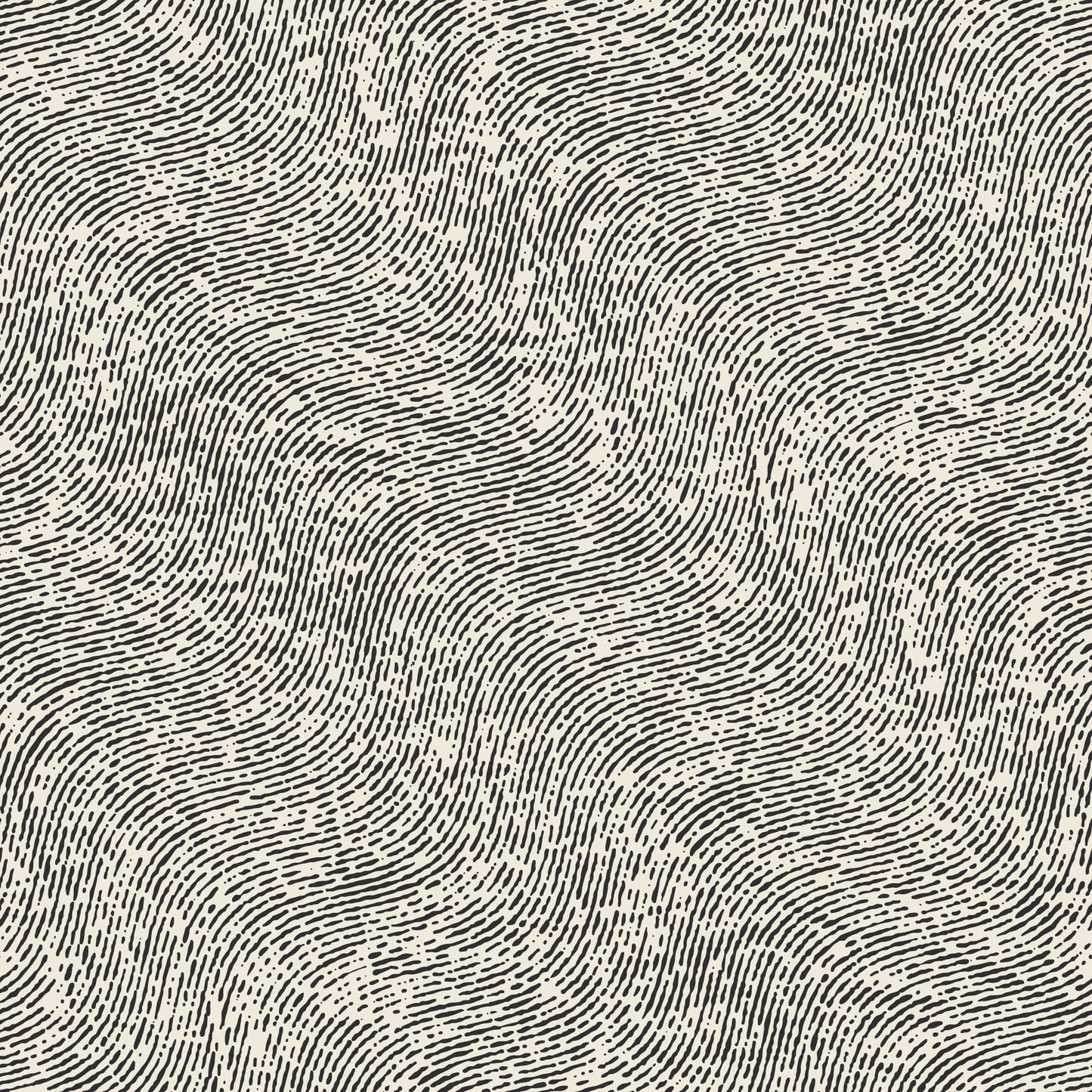 black_drifting pattern in organic shape in black with cream background