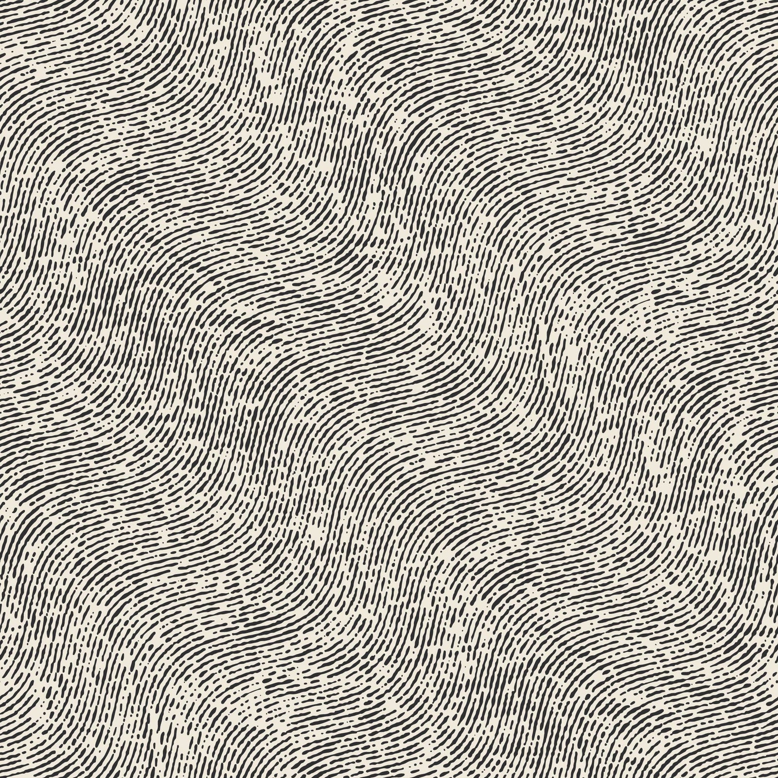 black_drifting pattern in organic shape in black with cream background