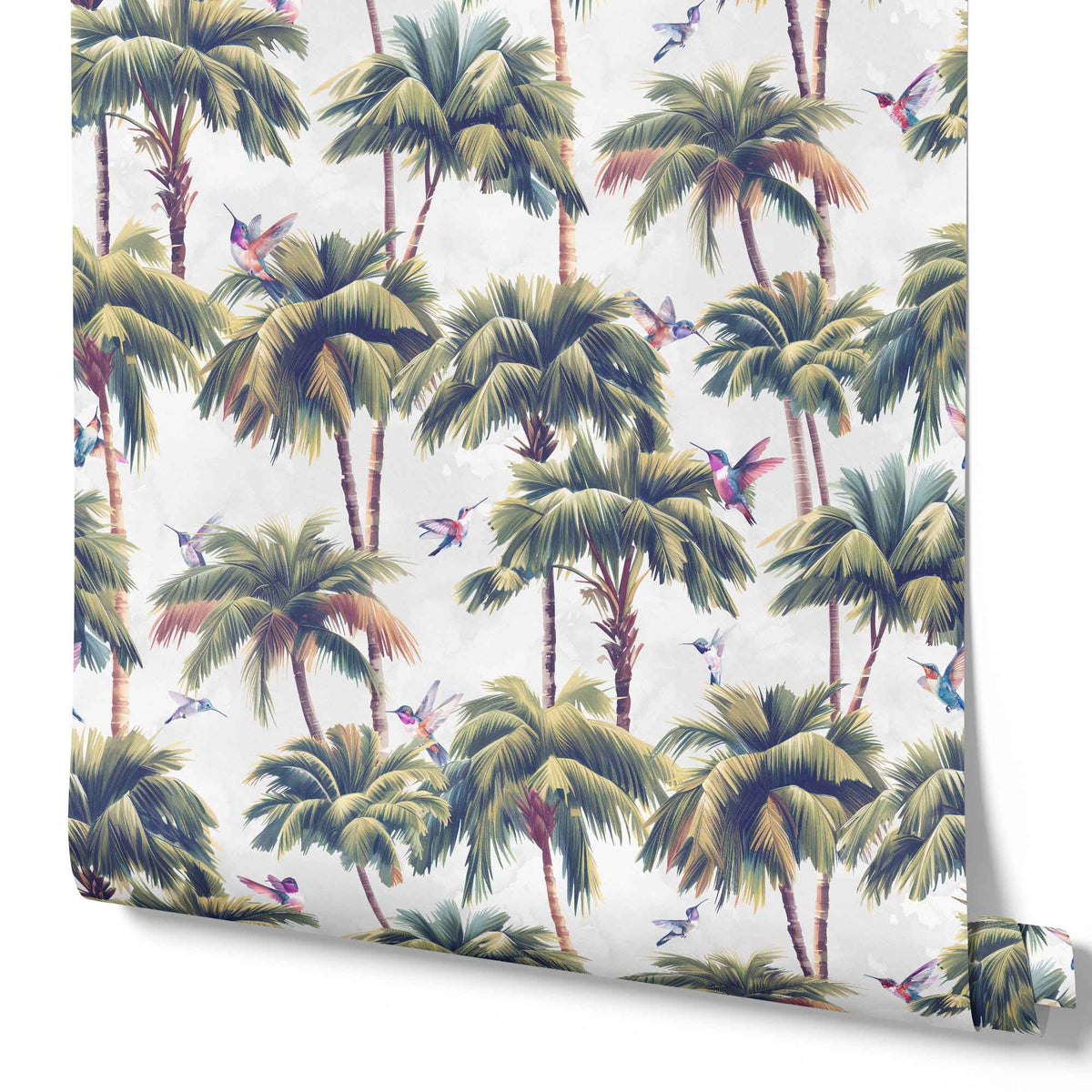 Tropical Harmony in Light Grey