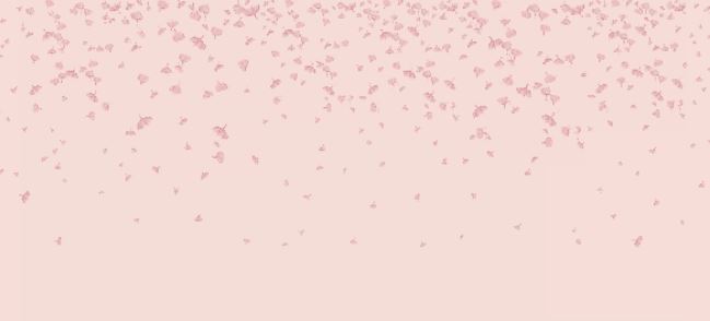 blush_falling leaves in blush on blush background