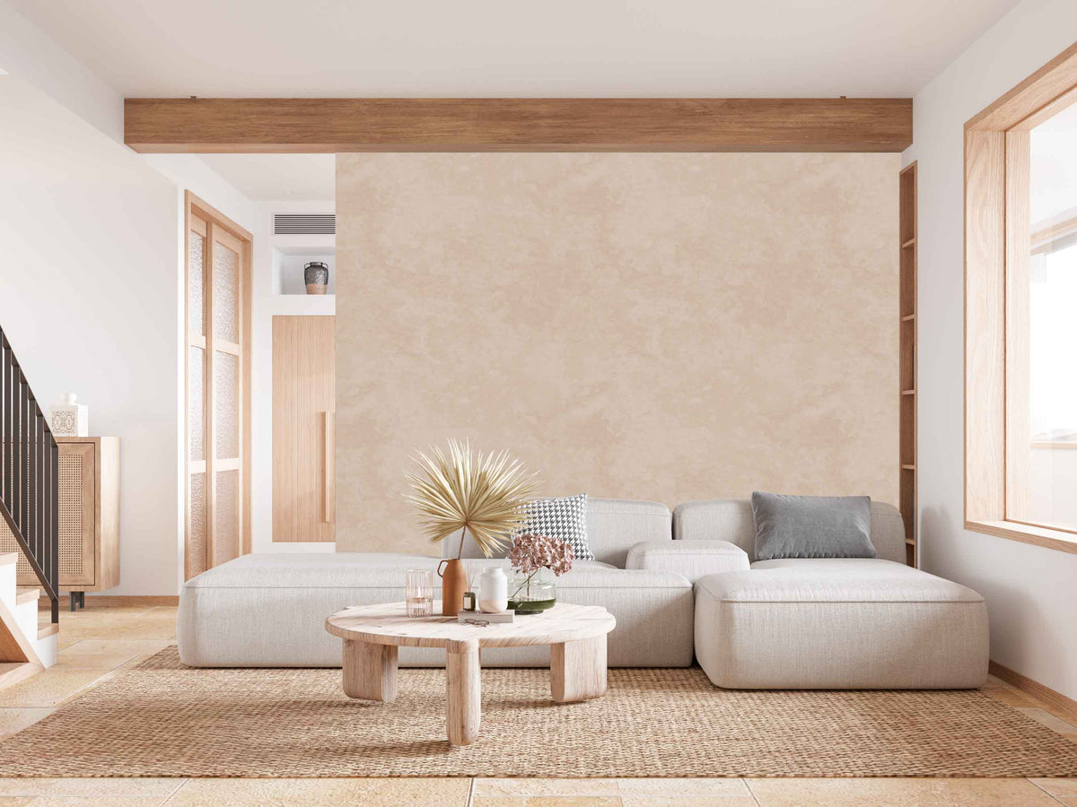 neutral_image of a textured neutral wallpaper with a mottled design.