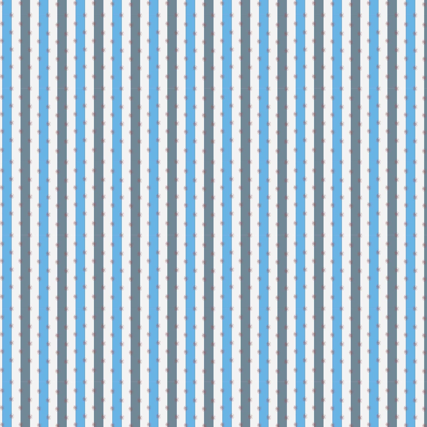 slate_A roll of wallpaper with a striped pattern featuring slate and blue colors.