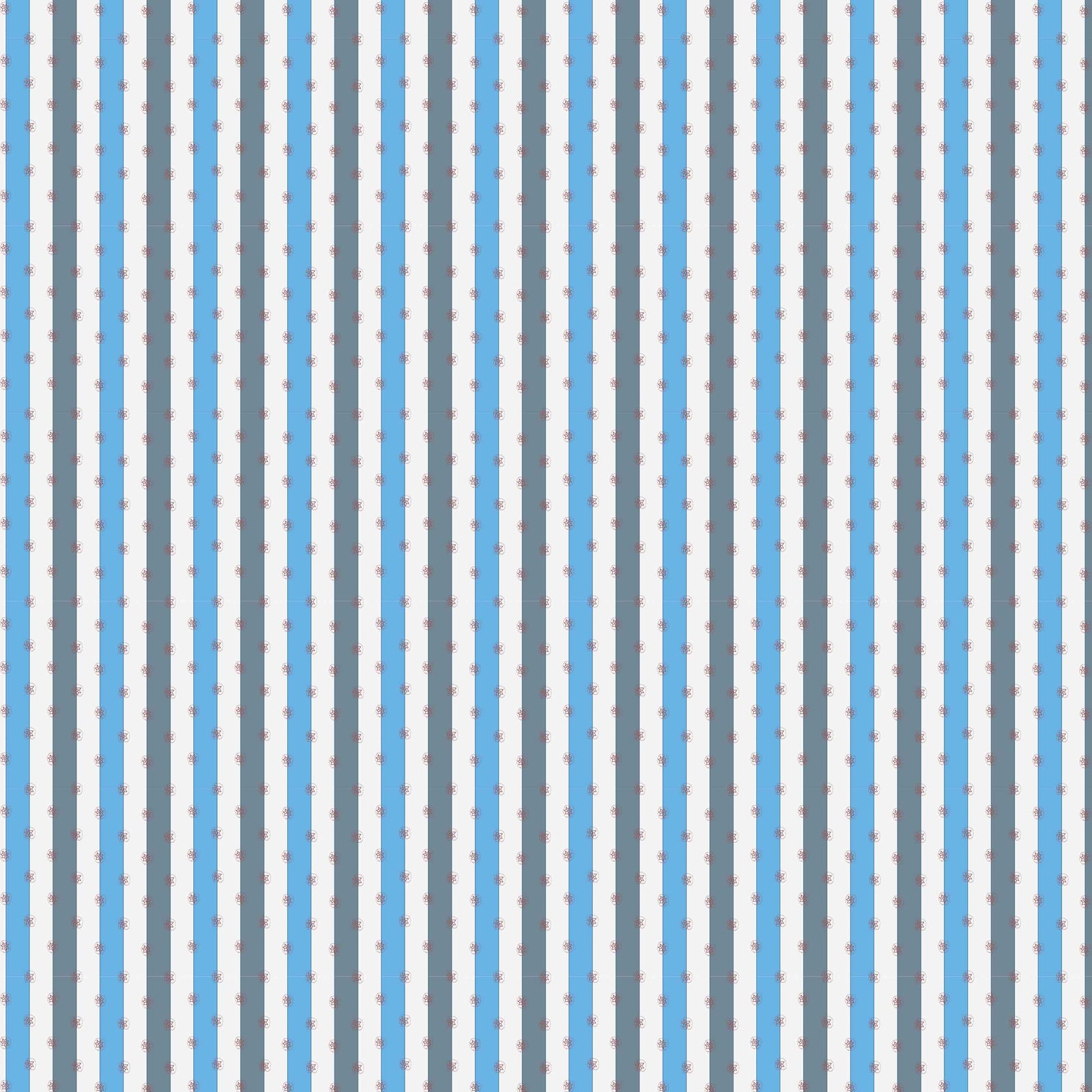 slate_A roll of wallpaper with a striped pattern featuring slate and blue colors.
