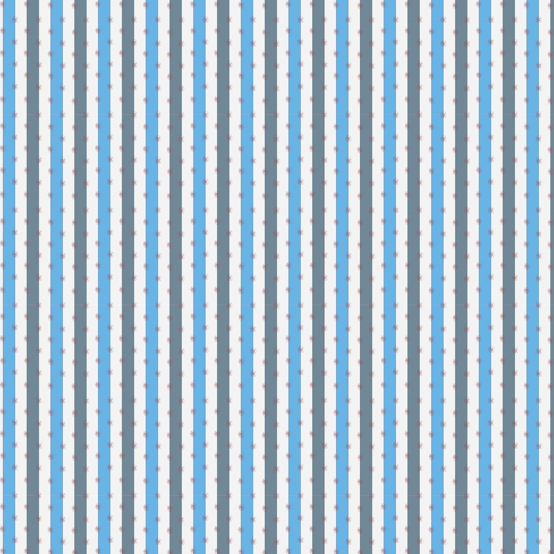 slate_A roll of wallpaper with a striped pattern featuring slate and blue colors.
