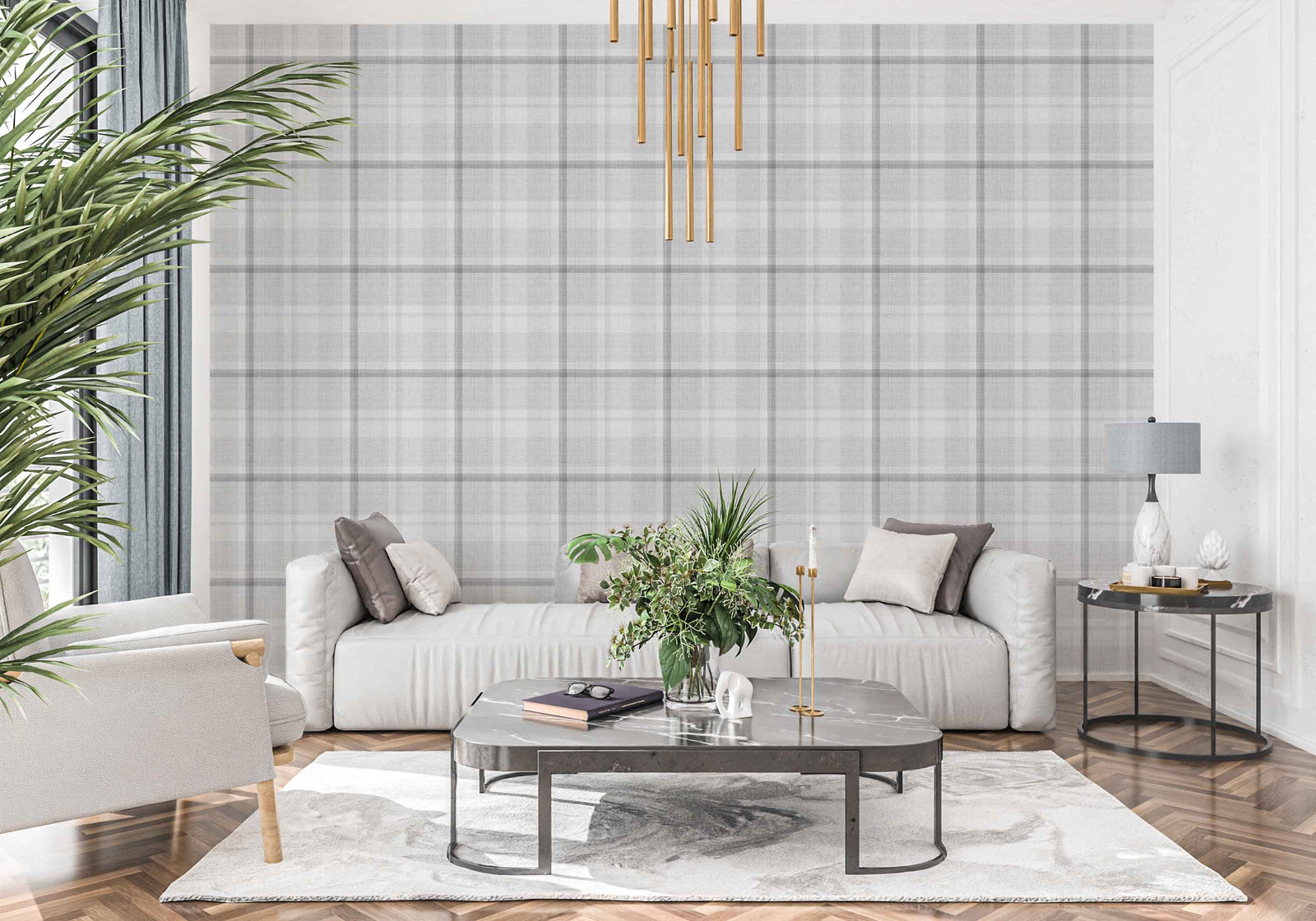 grey_plaid pattern with a combination of greys 