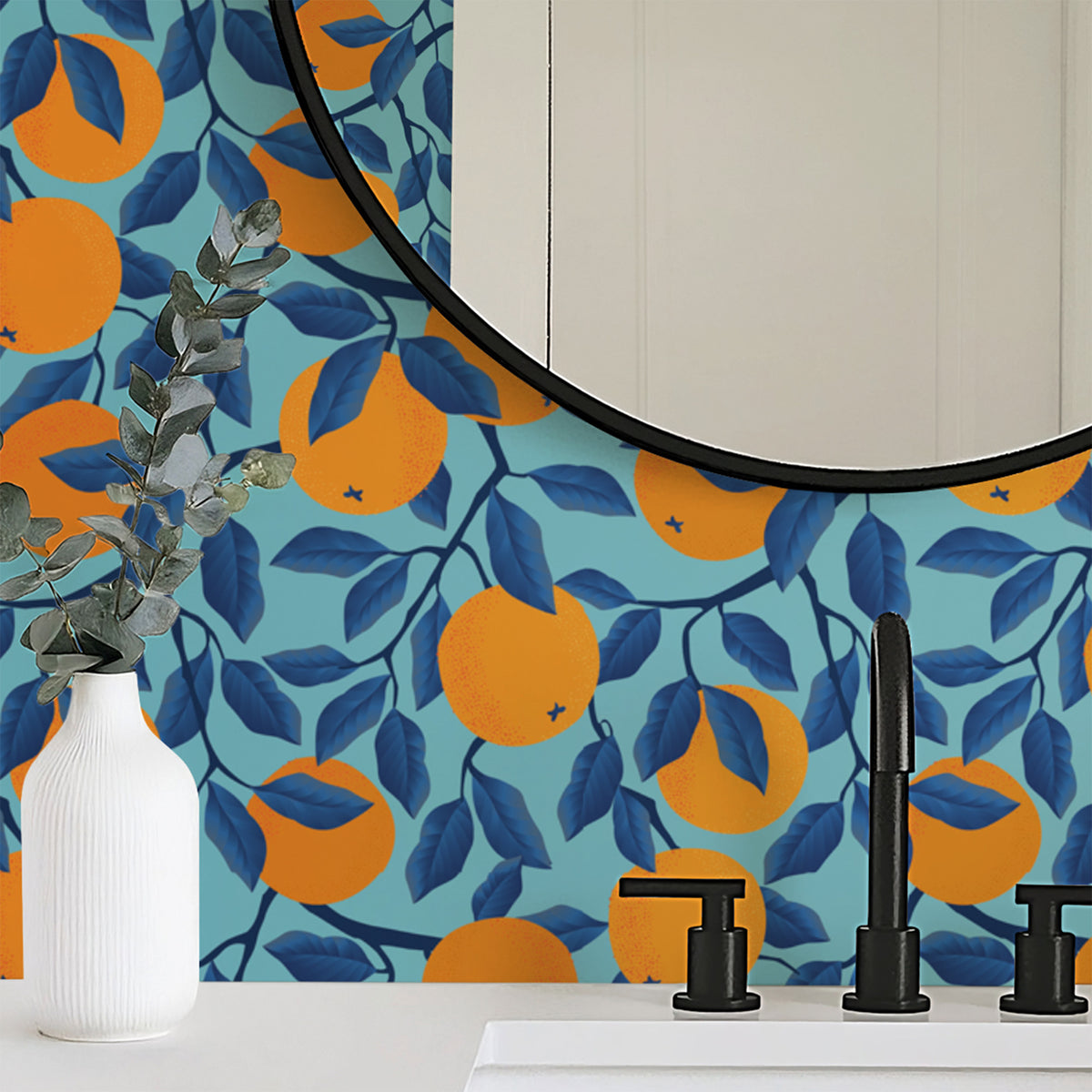 blue_Orange Blossom in Blue colorway