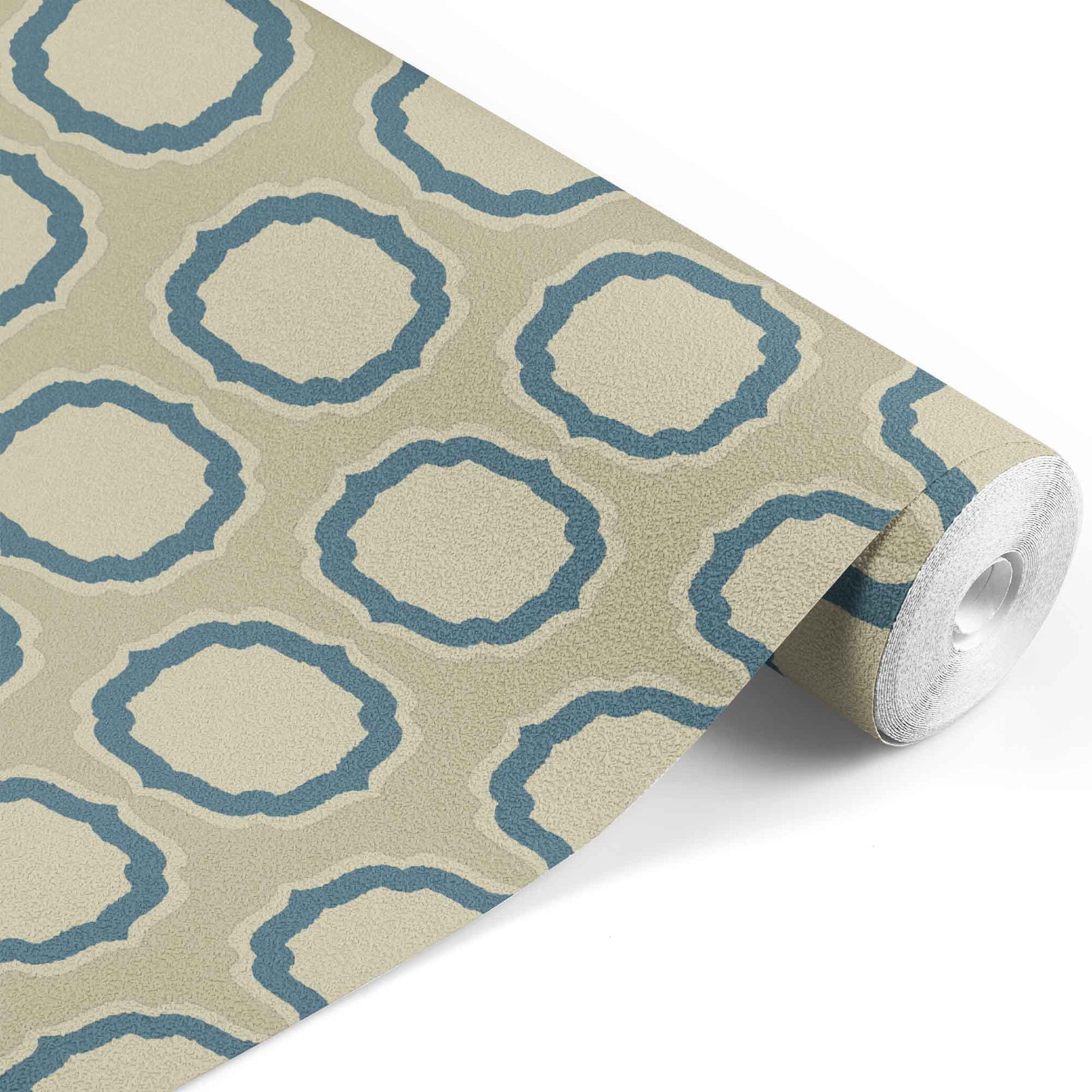tan_geometric pattern
