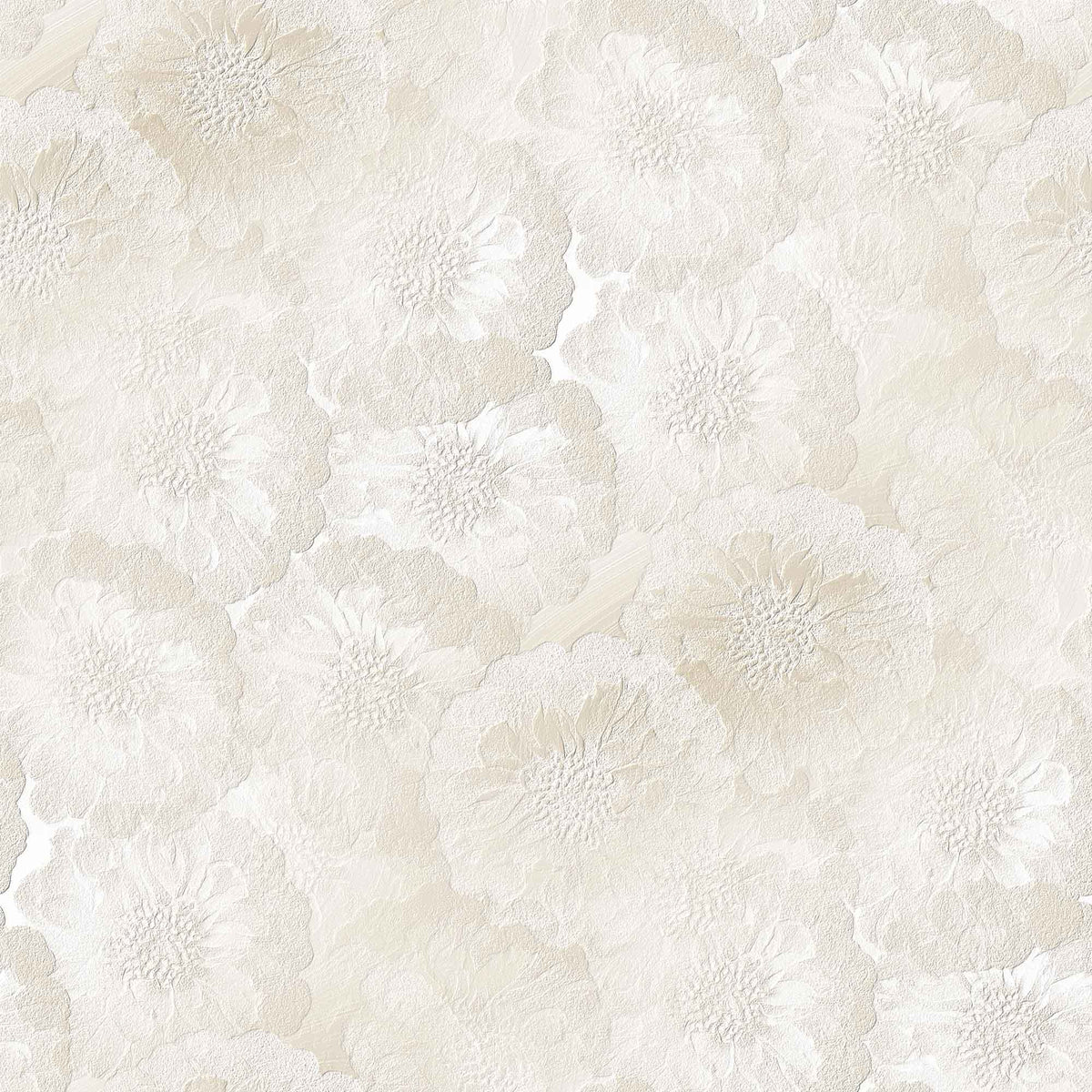Serene Blossom in White