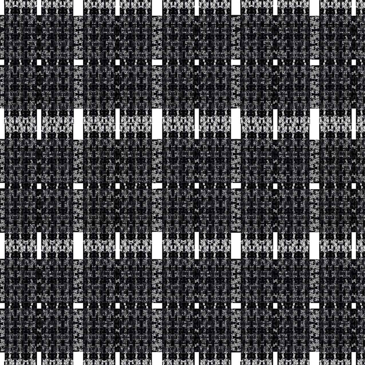 white-black_Subtle textured pattern featuring a white and black with a woven, linen-like effect and faint linear accents, creating a quiet, tonal design with a refined, organic feel.