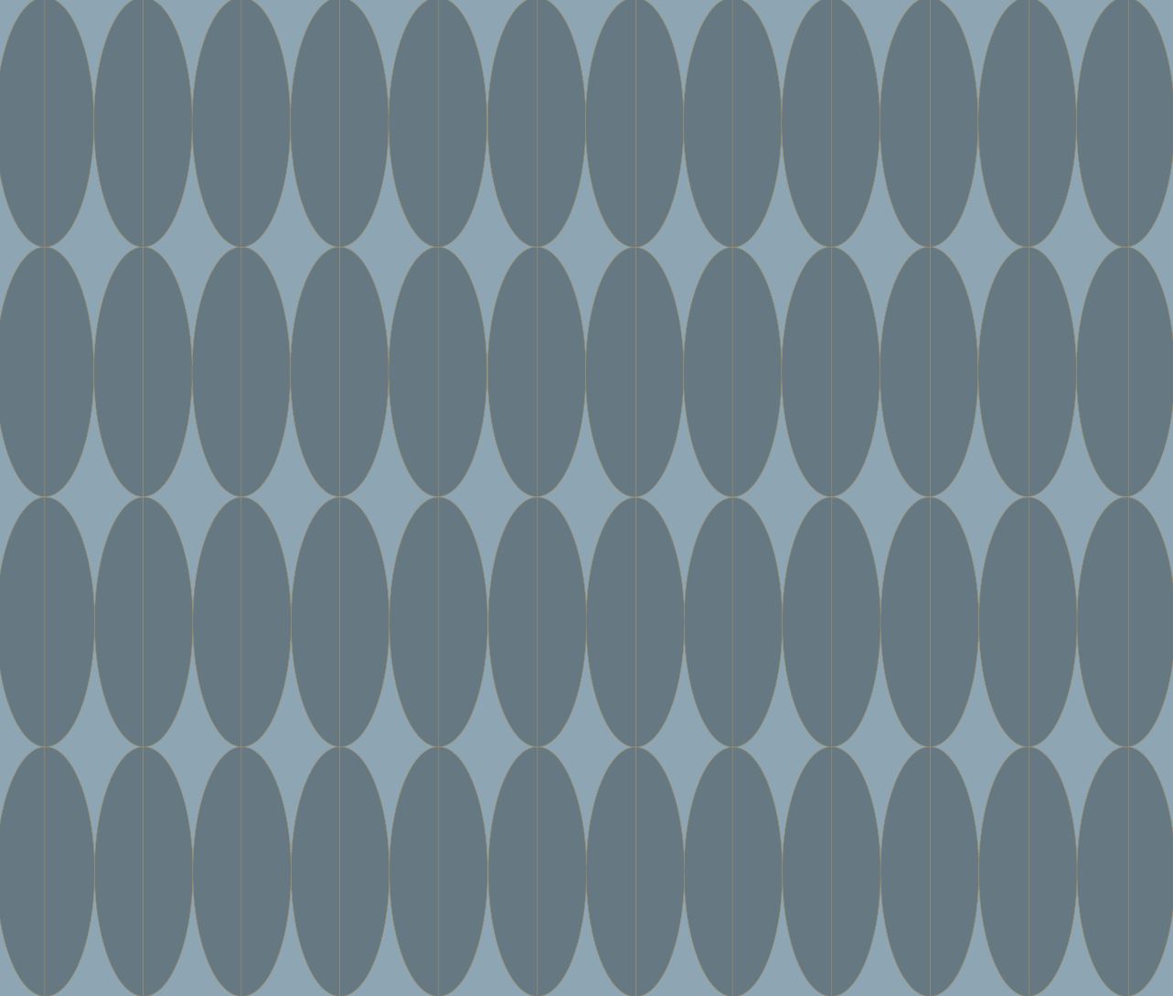 blue_Pattern of gray oval shapes on a blue background