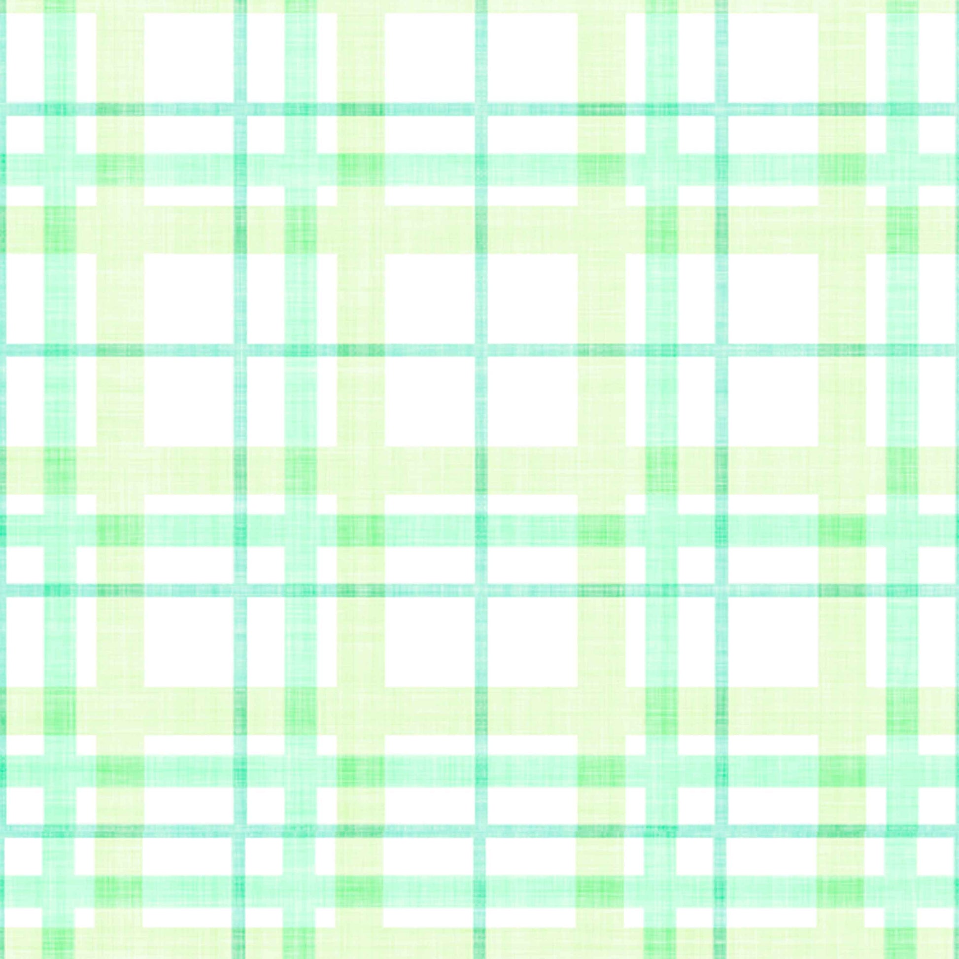 light-green_Soft plaid pattern featuring layered grid lines in light green and aqua tones, with a subtle woven texture and airy, translucent effect on a pale background.