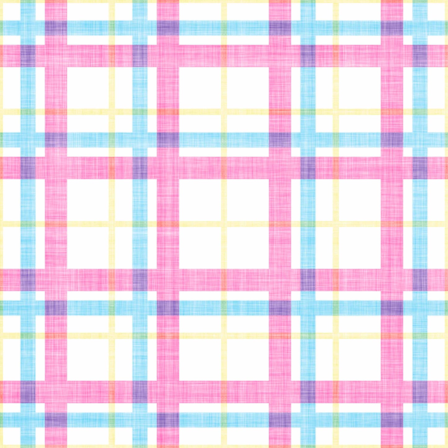 brights_A colorful checkered wallpaper pattern with pink, yellow, and blue.
