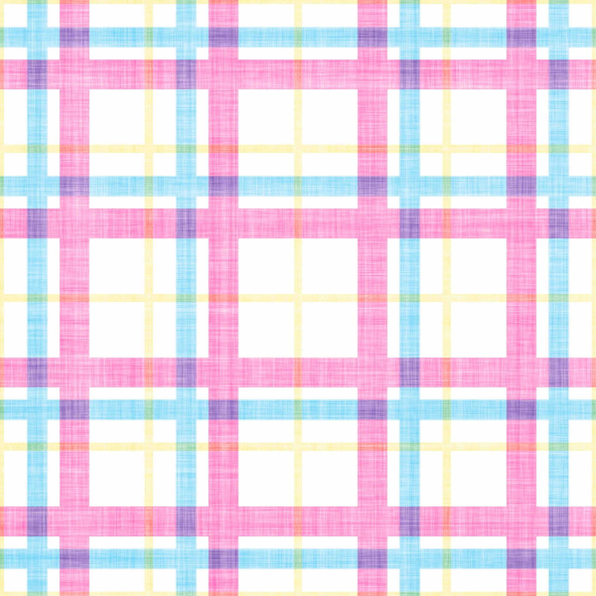 brights_A colorful checkered wallpaper pattern with pink, yellow, and blue.