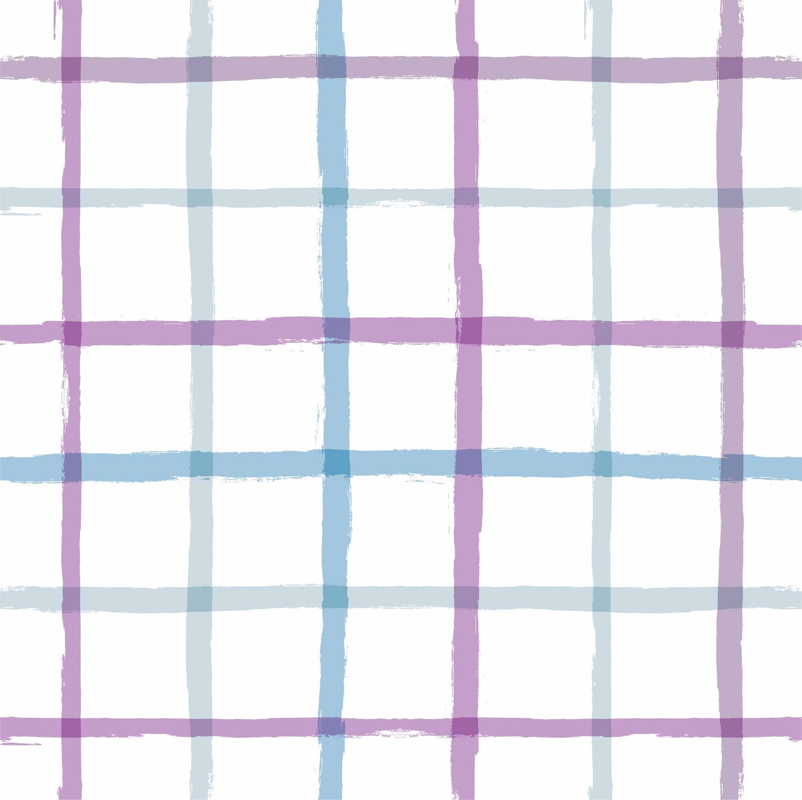 lavender_A colorful geometric patterned wallpaper featuring lines in light blue, blue, and light purple on a white background.