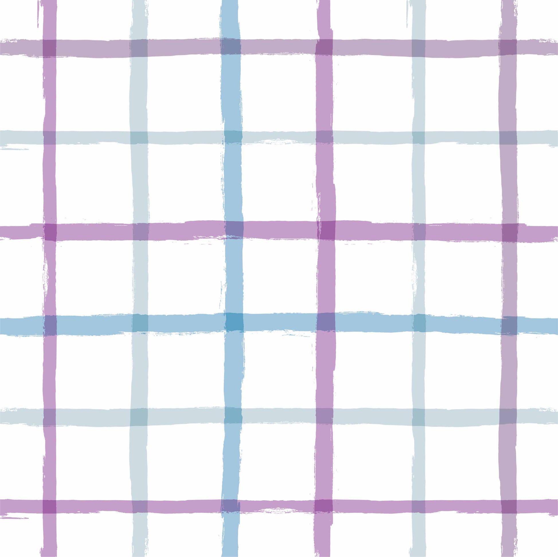 lavender_A colorful geometric patterned wallpaper featuring lines in light blue, blue, and light purple on a white background.