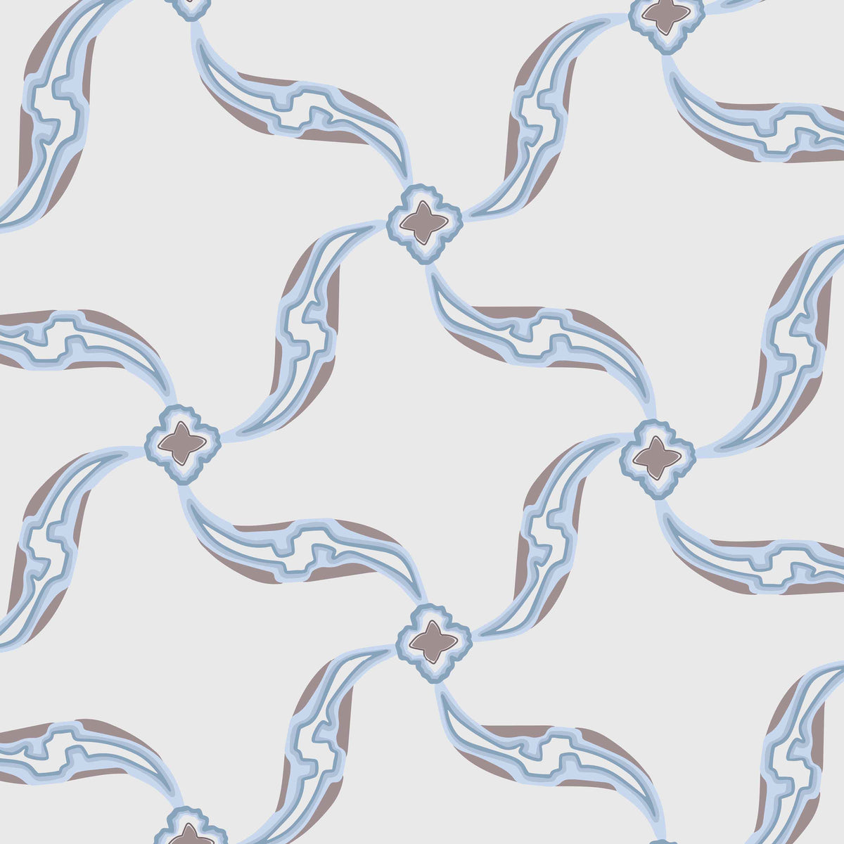 Urban Swirl in Light Blue