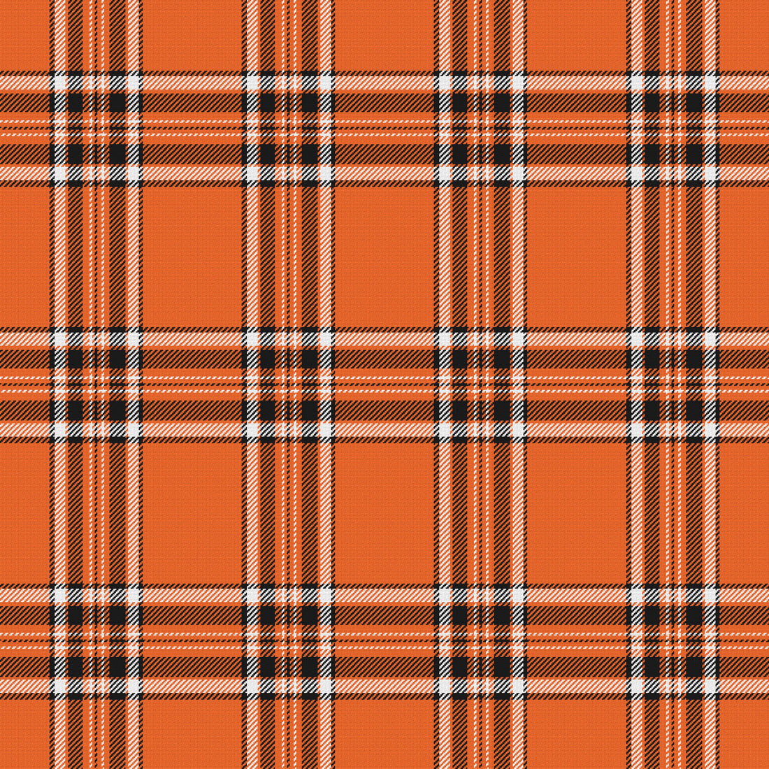 Orange, Near Black & White — Alderwick — Full pattern