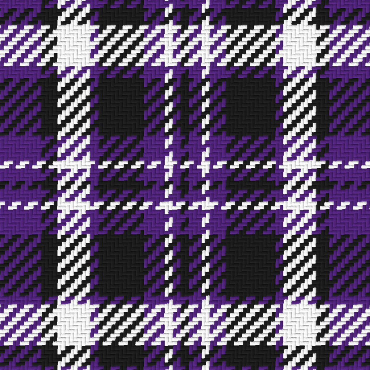 Deep Purple, Near Black & White — Alderwick — Pattern detail