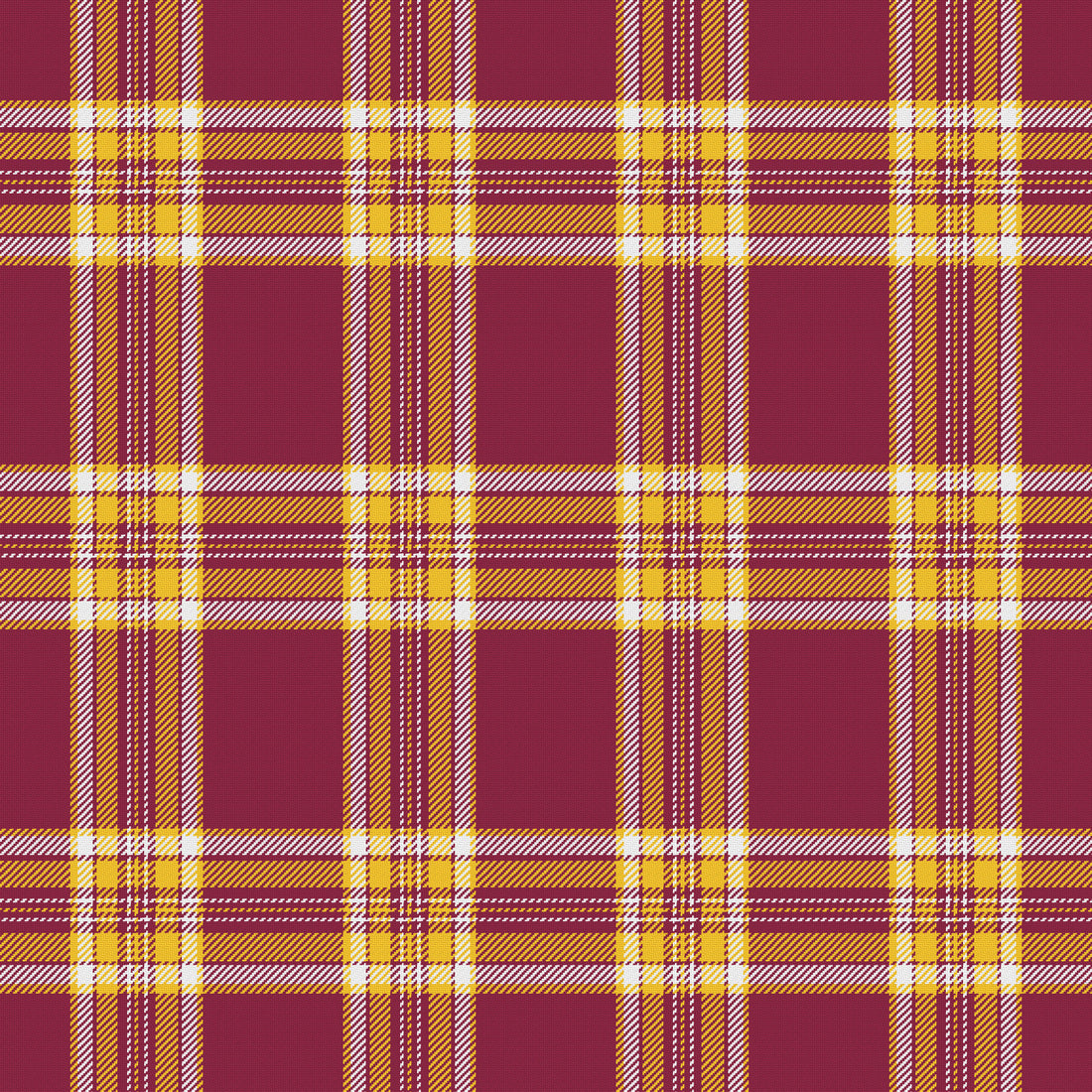 Maroon, Gold & White — Alderwick — Full pattern