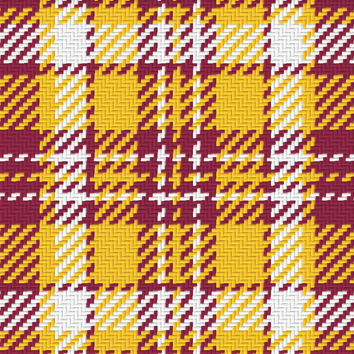 Maroon, Gold & White — Alderwick — Pattern detail