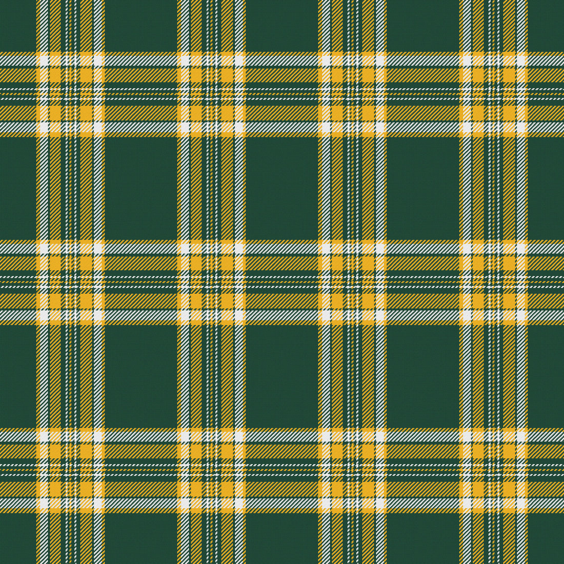 Forest Green, Gold & White — Alderwick — Full pattern