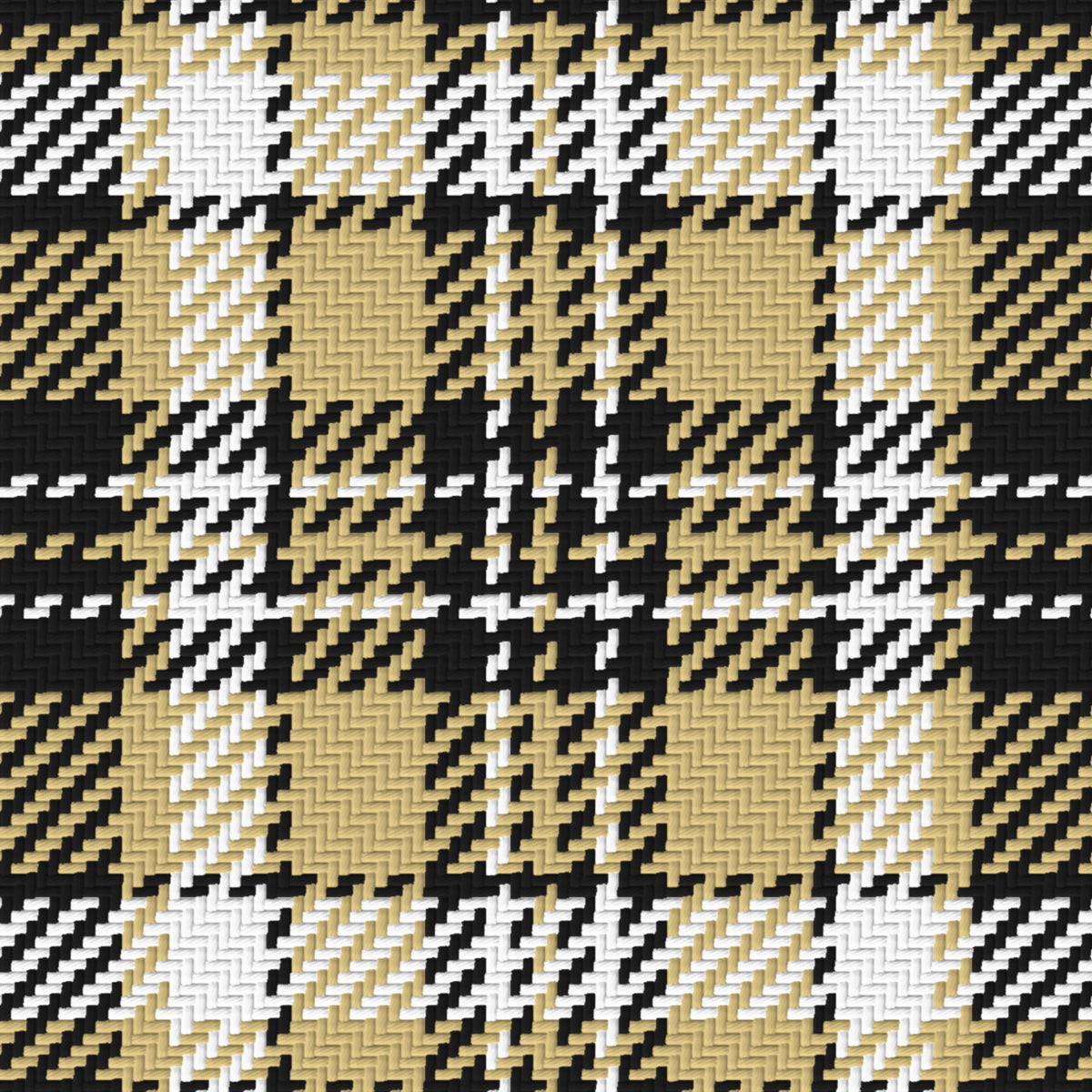 Near Black, Champagne Gold & White — Alderwick — Pattern detail