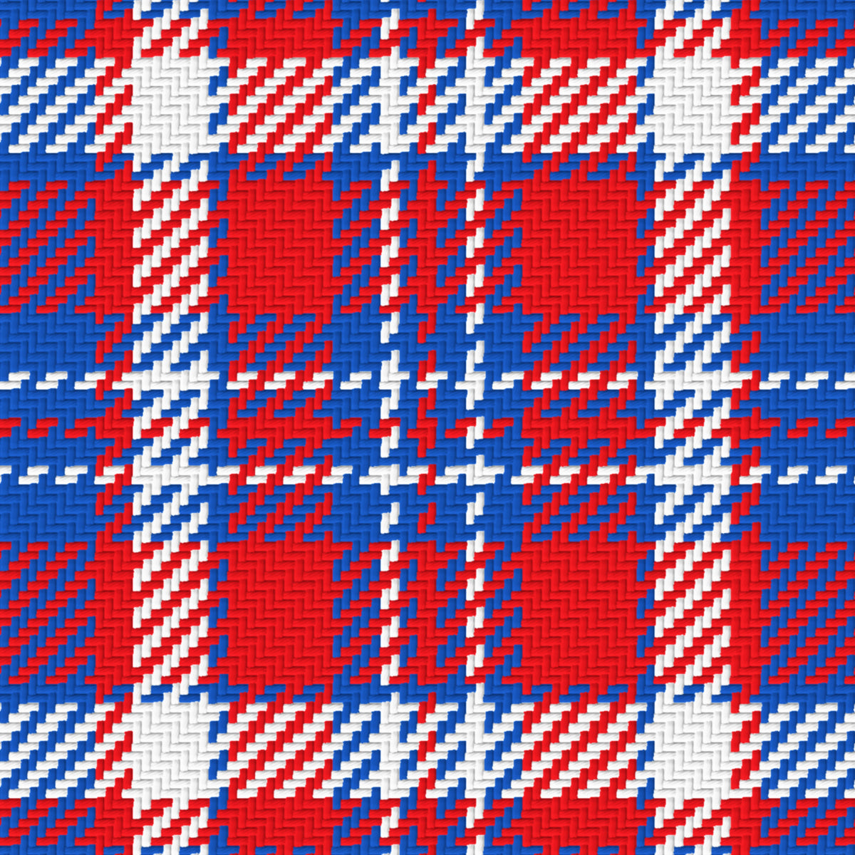 Blue, Crimson & White — Alderwick — Pattern detail