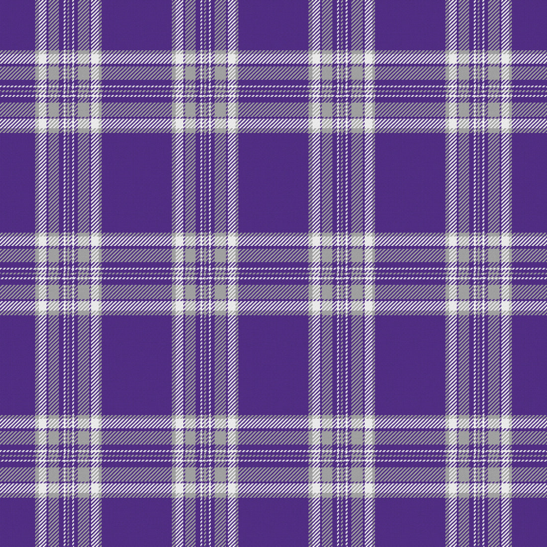 Royal Purple, Silver Gray & White — Alderwick — Full pattern