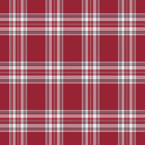 Alderwick — Deep Crimson, White & Slate Gray — v019 — full pattern