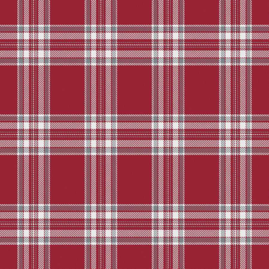 Deep Crimson, White & Slate Gray — Alderwick