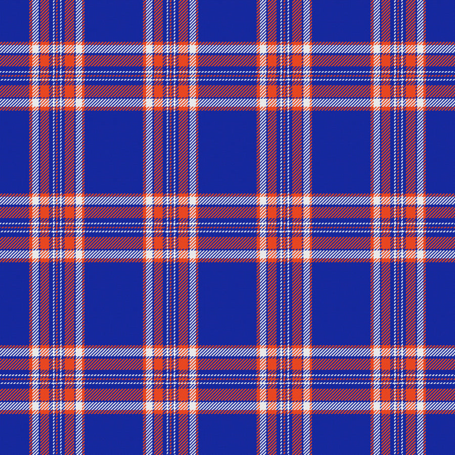 Blue, Orange & White — Alderwick