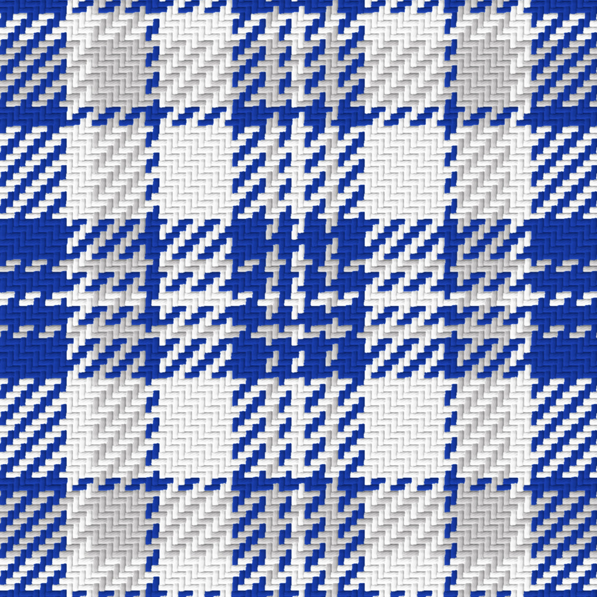 Royal Blue, White & Light Gray — Alderwick — Pattern detail