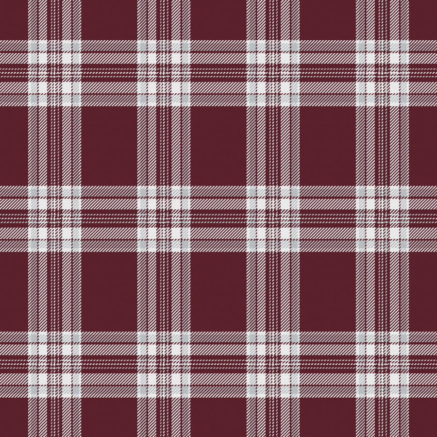 Maroon, White & Light Gray — Alderwick