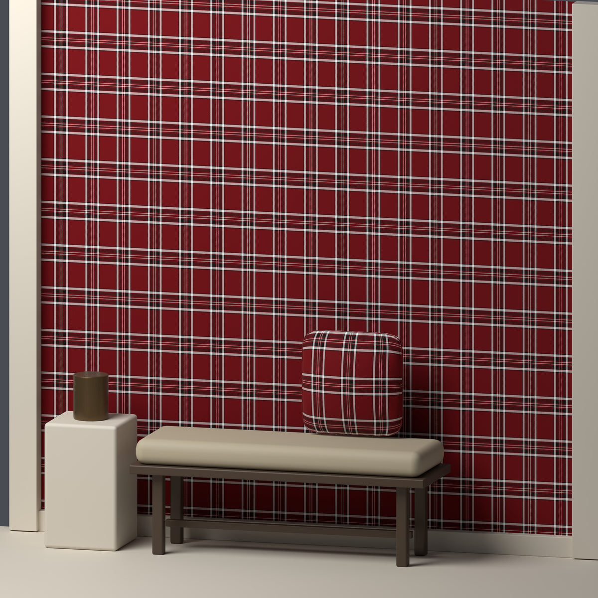 Garnet, Near Black & White — Alderwick — In a room